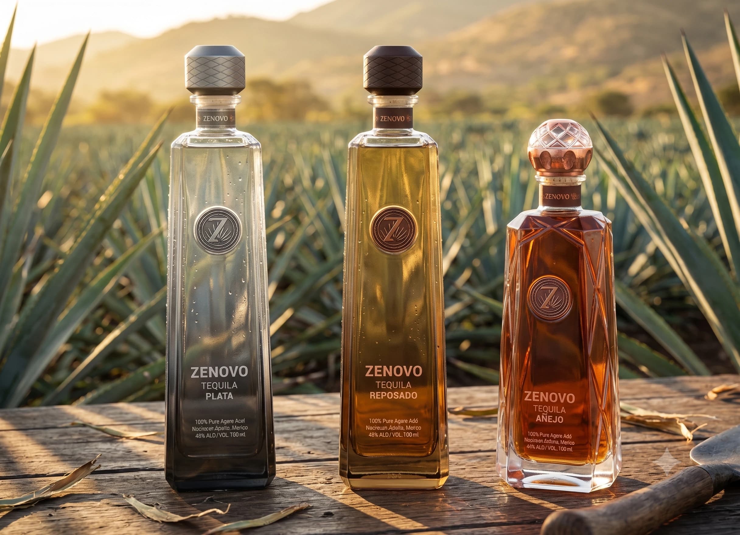 ZENOVO Tequila Expressions in Agave Field